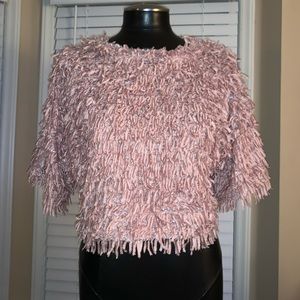 Zara Pink Textured Top